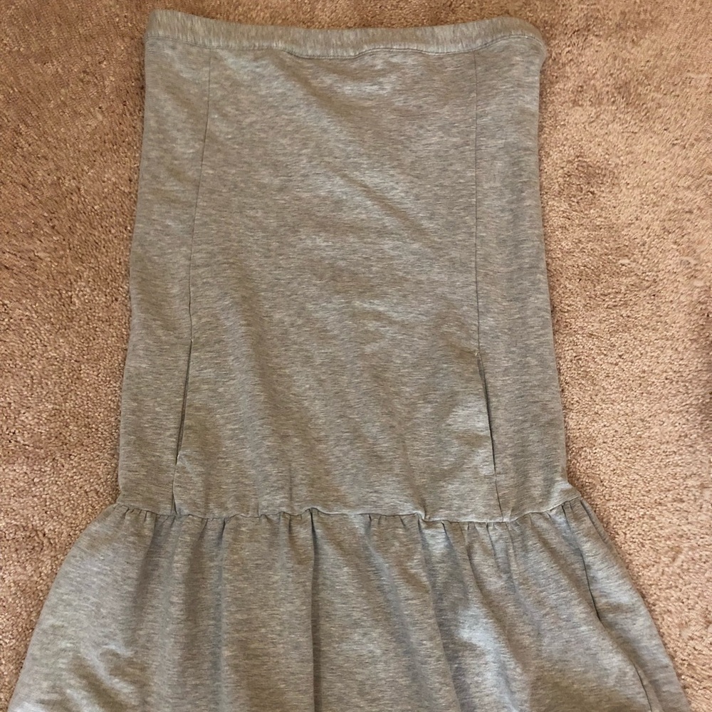 Free People Strapless Shirt Dress